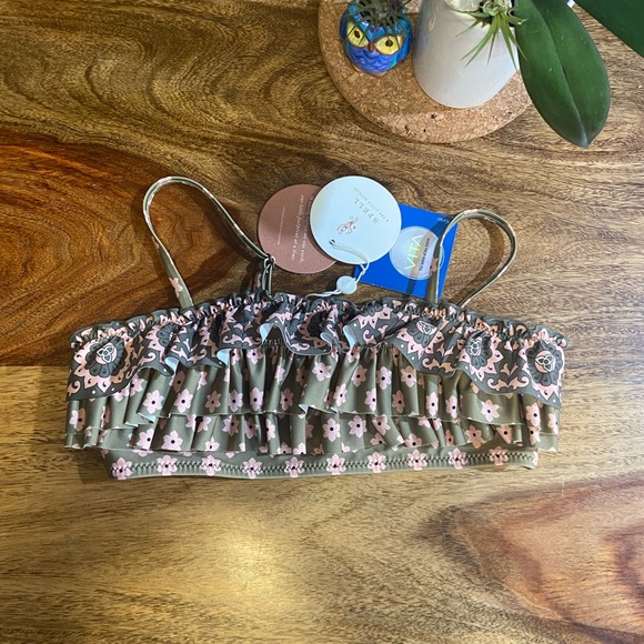 🌸Spell & The Little Gypsies Lionheart bikini top 10 years girls NWT swim - Picture 9 of 11